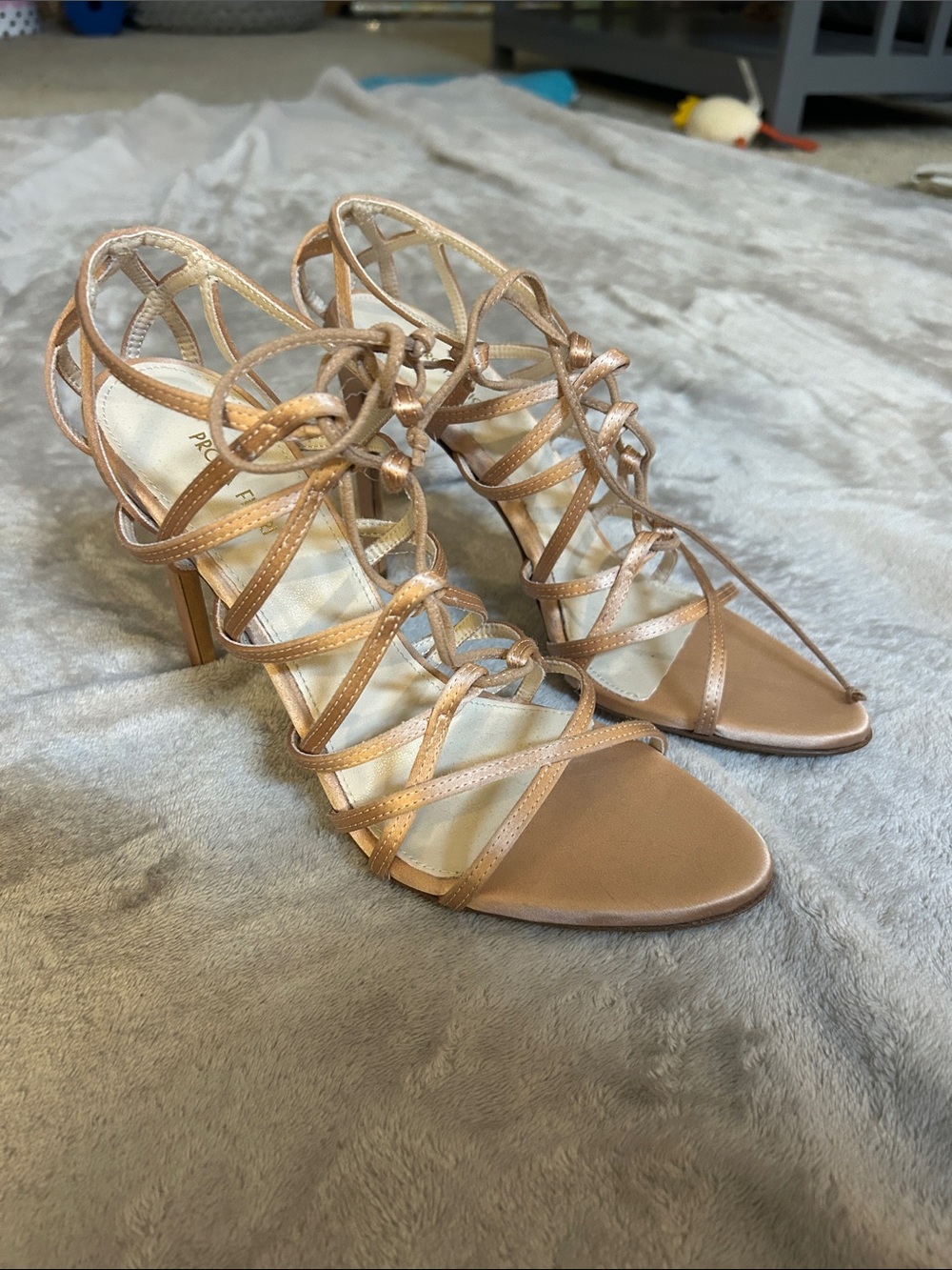 Prota fiori strappy heel
